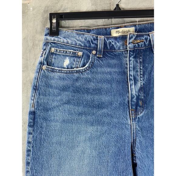 MADEWELL Women's Brockport Wash Low-Rise Distressed The Dad Jeans SZ 26 - Picture 3 of 14